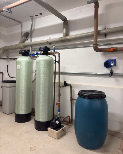 Sistema de tratamento de água de poço artesiano